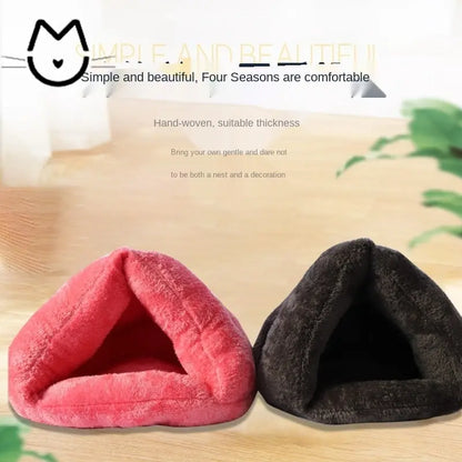 Comfortable Breathable Cotton Cat Bed - MeowMart