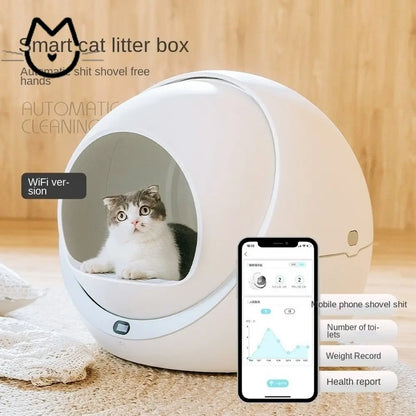 Petree APP controlled Self Cleaning Litter Box - MeowMart