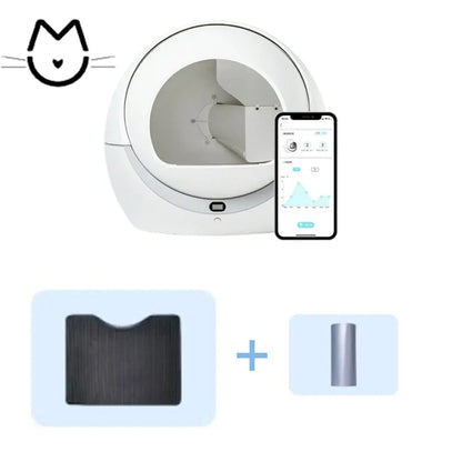 Petree APP controlled Self Cleaning Litter Box - MeowMart